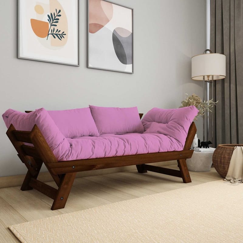 Zylar 2-seters Sovesofa - Rosa - Møbler - Sofaer - Sovesofaer