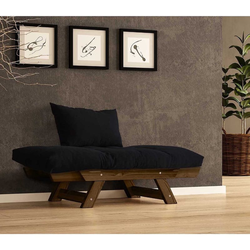 Zylar 2-seters Sovesofa - Svart - Møbler - Sofaer - Sovesofaer