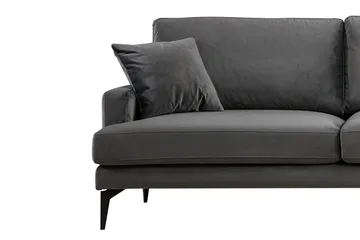 Stacker Hjørnesofa med Divan Høyre - Svart - Møbler - Sofaer - Sofa med sjeselong