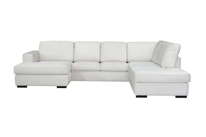 Steinland U-Sofa Divan Høyre, Hvit