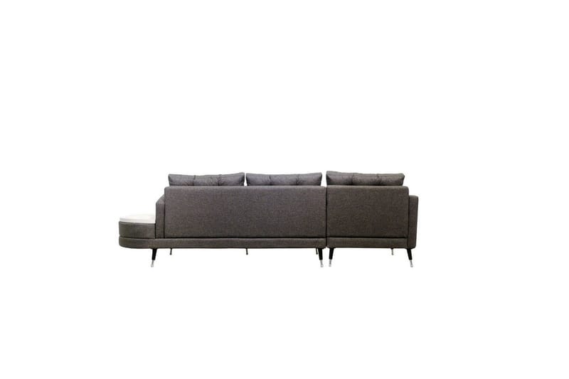 Sufian 3-seters sofa med Divan - Antrasitt - Møbler - Sofaer - Sofa med sjeselong