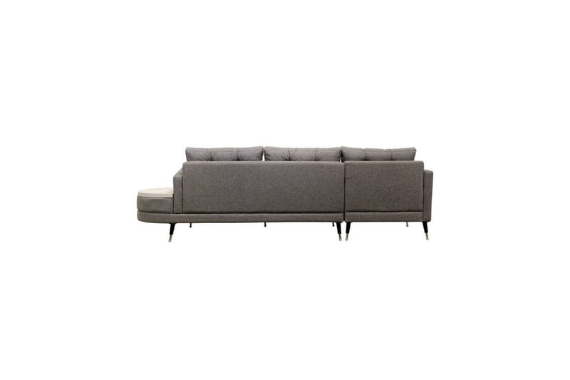 Sufian 3-seters sofa med Divan - Mørkegrå - Møbler - Sofaer - Sofa med sjeselong