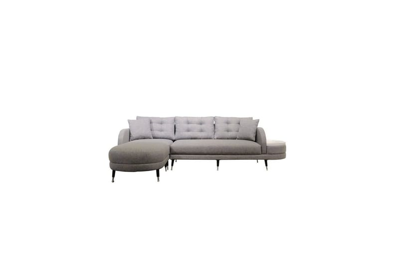 Sufian 3-seters sofa med Divan - Mørkegrå - Møbler - Sofaer - Sofa med sjeselong
