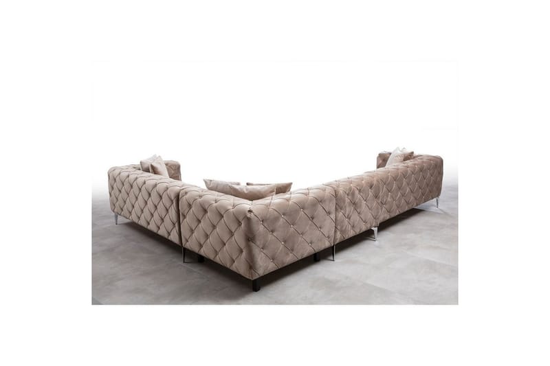 Sufian hjørnesofa 5-seter - Beige - Møbler - Sofaer - Hjørnesofa