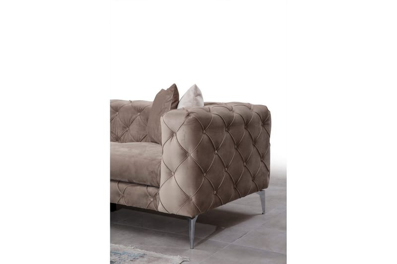 Sufian hjørnesofa 5-seter - Beige - Møbler - Sofaer - Hjørnesofa