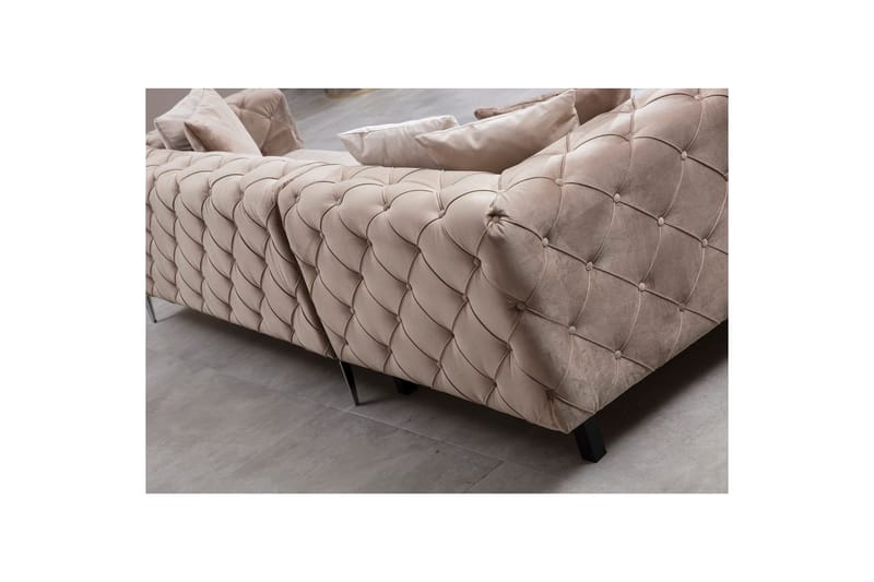 Sufian hjørnesofa 5-seter - Beige - Møbler - Sofaer - Hjørnesofa