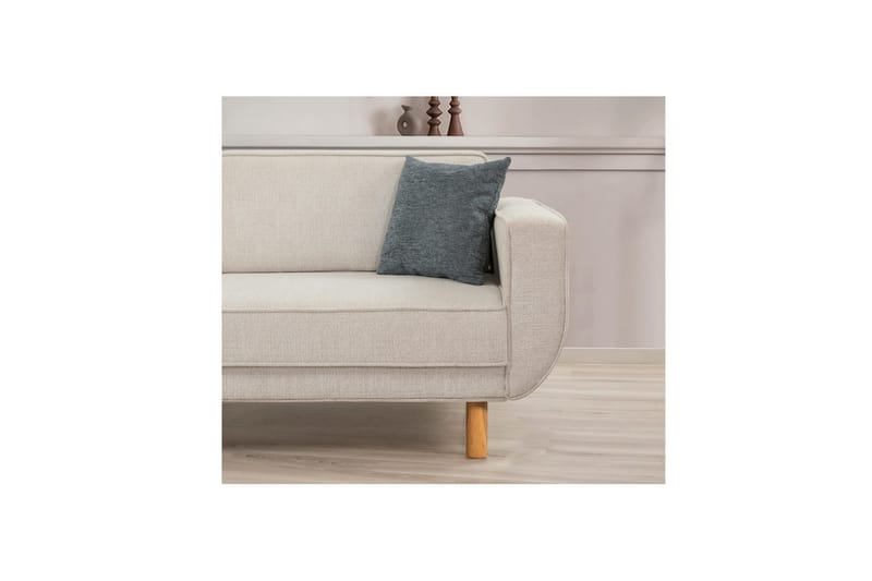 Sufian Sofasett 3-seter - Brun/Cremehvit - Møbler - Sofaer - Sofagrupper