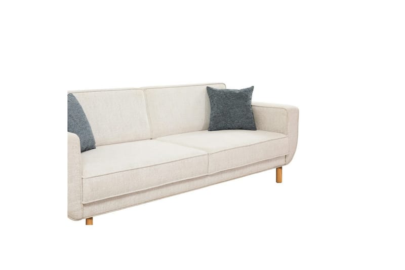 Sufian Sofasett 3-seter - Brun/Cremehvit - Møbler - Sofaer - Sofagrupper