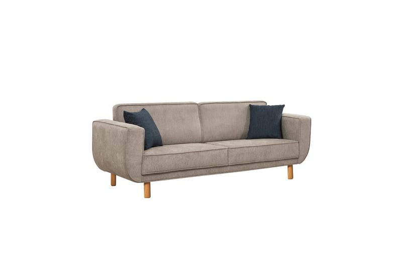 Sufian Sofasett 3-seter - Brun/Grå - Møbler - Sofaer - Sofagrupper