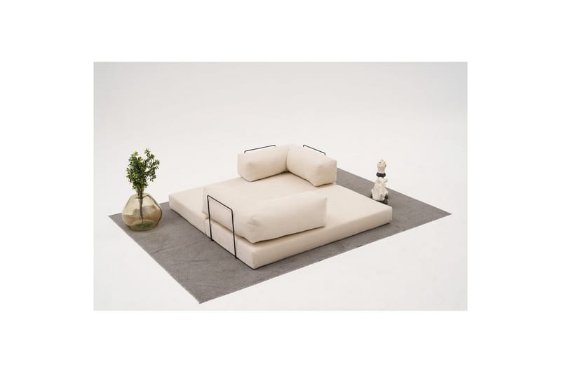 Sufian Sovesofa 2-sits - Cremehvit - Møbler - Sofaer - Sovesofaer
