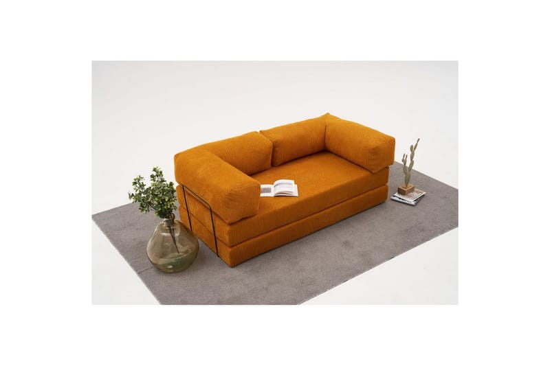 Sufian Sovesofa 2-sits - Oransje - Møbler - Sofaer - Sovesofaer