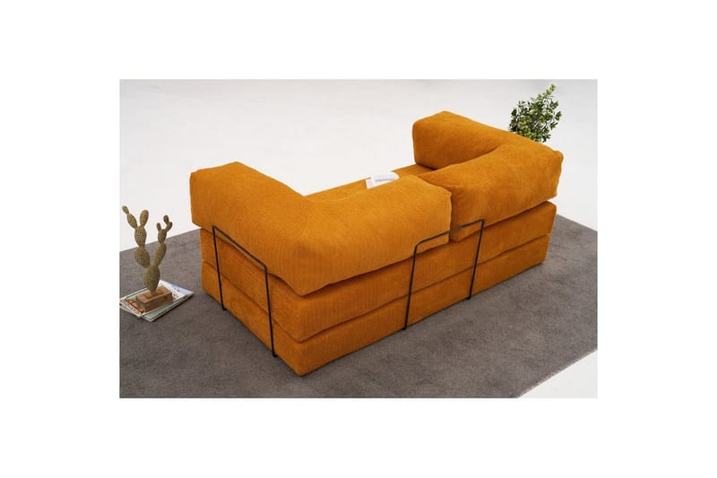 Sufian Sovesofa 2-sits - Oransje - Møbler - Sofaer - Sovesofaer