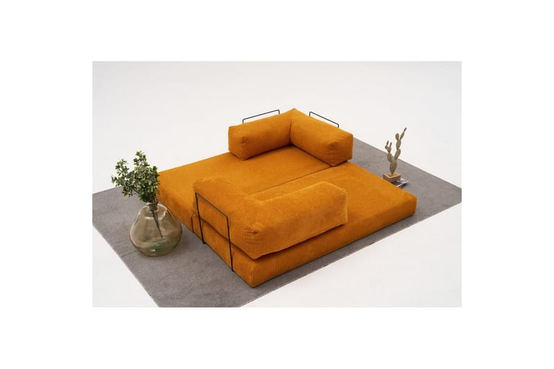Sufian Sovesofa 2-sits - Oransje - Møbler - Sofaer - Sovesofaer