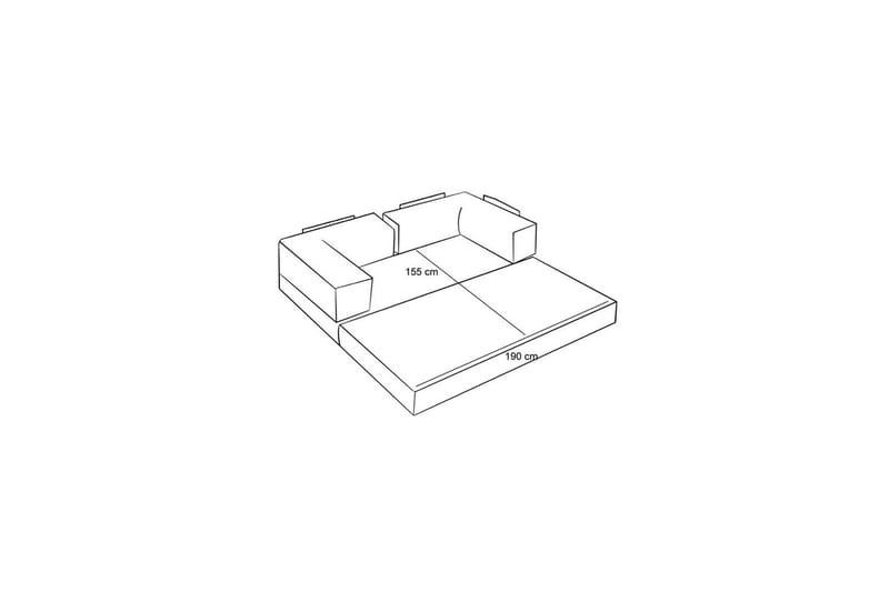 Sufian Sovesofa 2-sits - Sjokoladebrun - Møbler - Sofaer - Sovesofaer