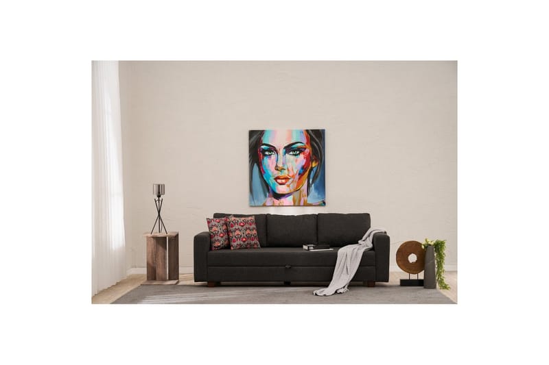 Sufian Sovesofa 3-sits - Antrasitt - Møbler - Sofaer - Sovesofaer