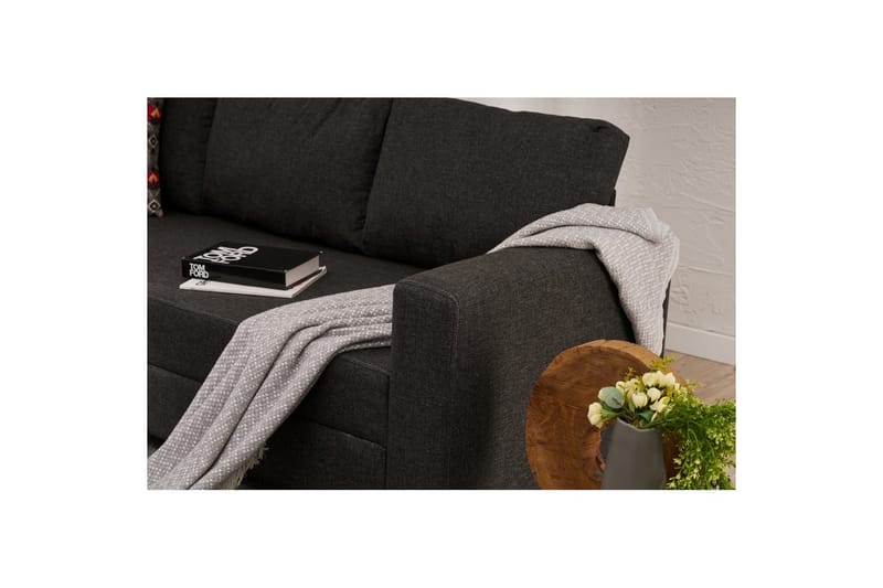 Sufian Sovesofa 3-sits - Antrasitt - Møbler - Sofaer - Sovesofaer