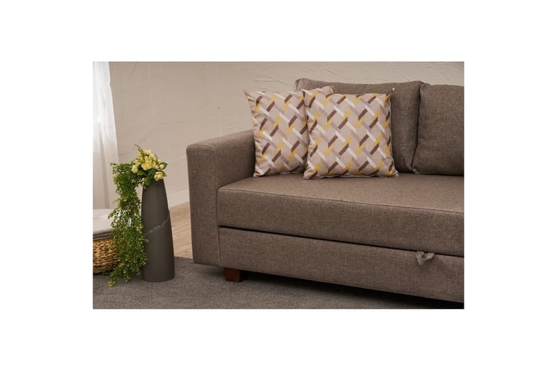 Sufian Sovesofa 3-sits - Brun - Møbler - Sofaer - Sovesofaer