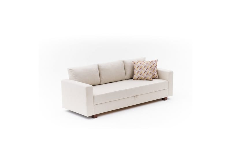 Sufian Sovesofa 3-sits - Cremehvit - Møbler - Sofaer - Sovesofaer