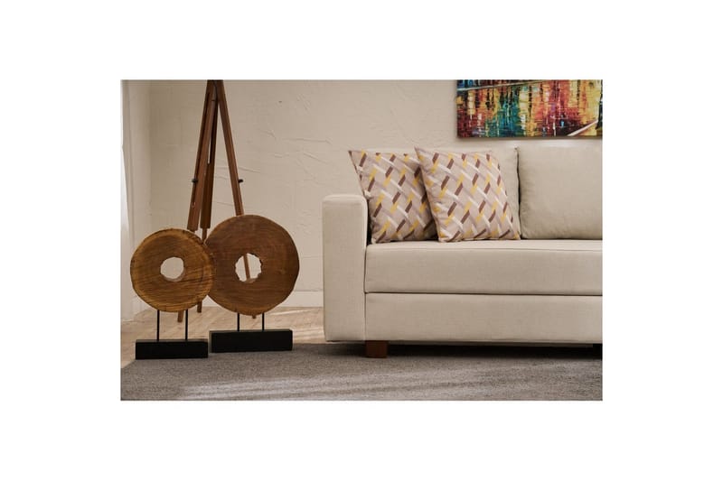 Sufian Sovesofa 3-sits - Cremehvit - Møbler - Sofaer - Sovesofaer