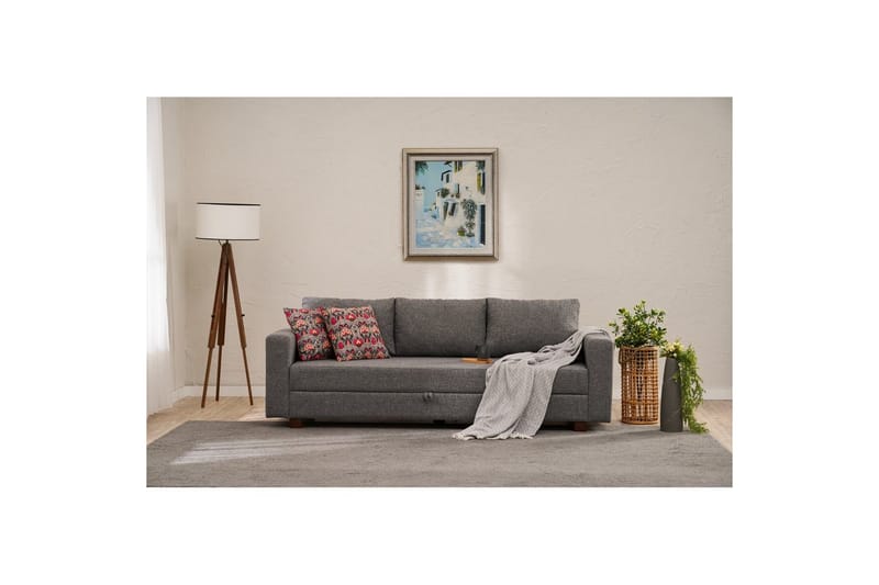 Sufian Sovesofa 3-sits - Grå - Møbler - Sofaer - Sovesofaer