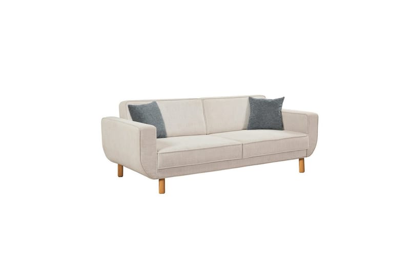 Sufian Sovesofa 3-sits - Ivory/Mellomfarget tre - Møbler - Sofaer - Sovesofaer