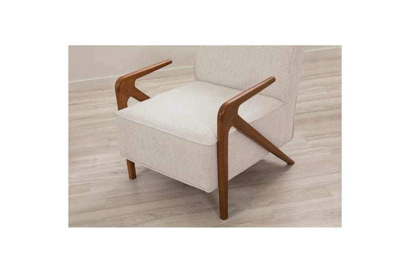 Sufian Sovesofa 3-sits - Mellomfarget tre/Cremehvit - Møbler - Sofaer - Sovesofaer