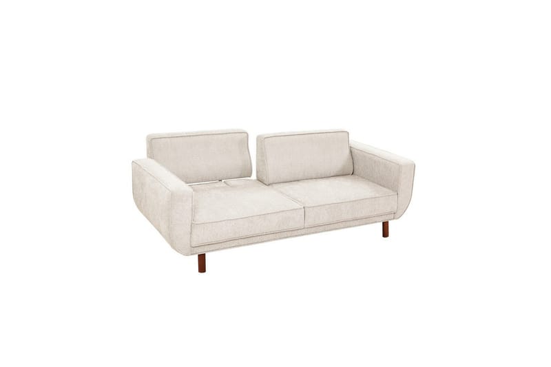 Sufian Sovesofa 3-sits - Mellomfarget tre/Cremehvit - Møbler - Sofaer - Sovesofaer