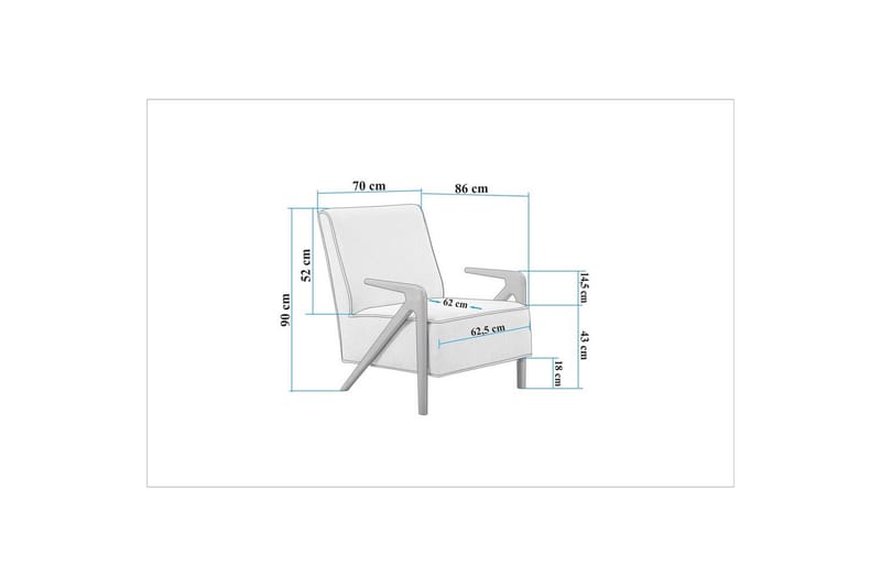 Sufian Sovesofa 3-sits - Mellomfarget tre/Grå - Møbler - Sofaer - Sovesofaer