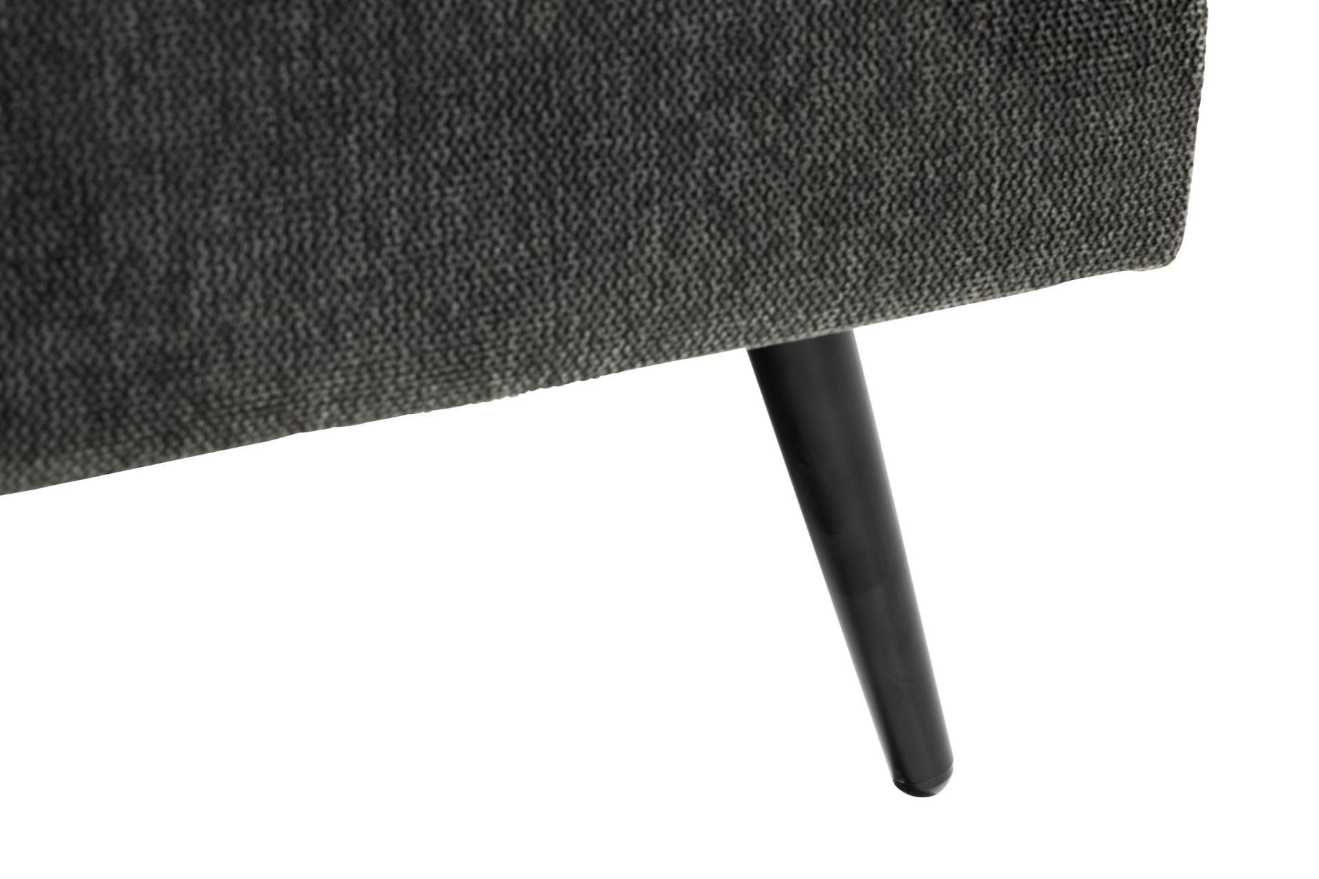 Svartvik Skjønn 3-seter Dyp sofa i fløyel - Grå - Møbler - Sofaer - Sofa 3 seter