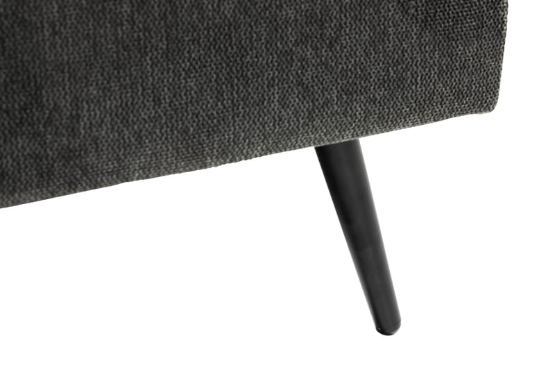 Svartvik Skjønn 3-seter Dyp sofa i fløyel - Grå - Møbler - Sofaer - Sofa 3 seter