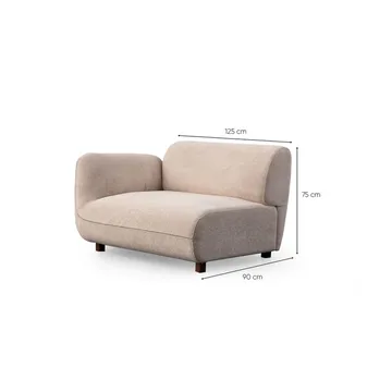 Talrosen 5-seters Hjørnesofa - Kremhvit - Møbler - Sofaer - Hjørnesofa