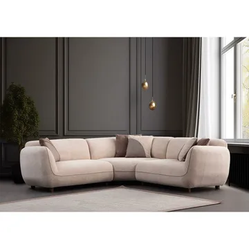 Talrosen 5-seters Hjørnesofa - Kremhvit - Møbler - Sofaer - Hjørnesofa