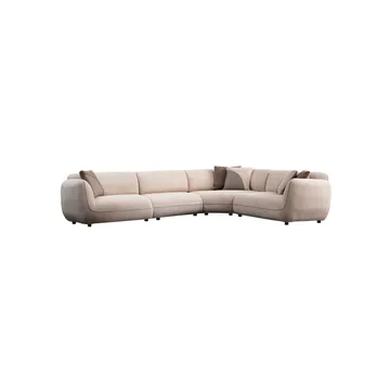 Talrosen 6-seters Hjørnesofa - Hvit - Møbler - Sofaer - Hjørnesofa
