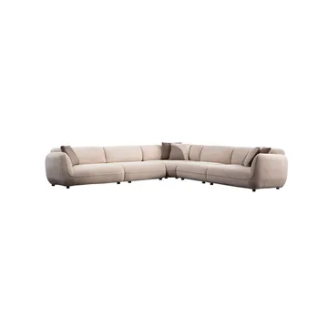 Talrosen 7-seters Hjørnesofa - Kremhvit - Møbler - Sofaer - Hjørnesofa