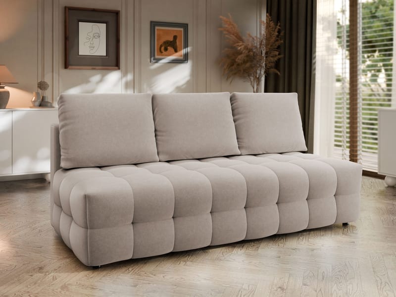 Talvar 3-seters sovesofa - beige - Møbler - Sofaer - Sovesofaer