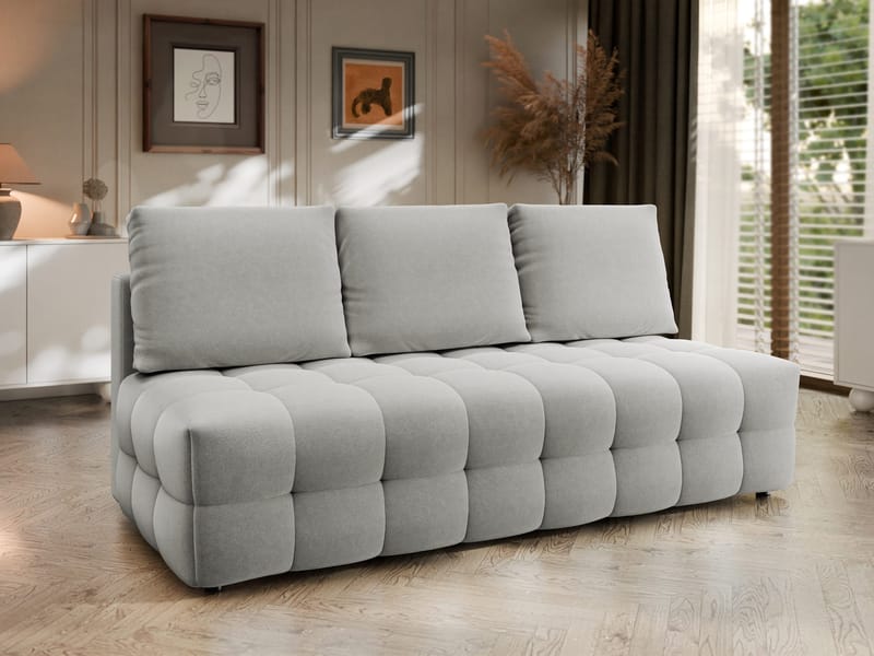 Talvar 3-seters sovesofa - grå - Møbler - Sofaer - Sovesofaer