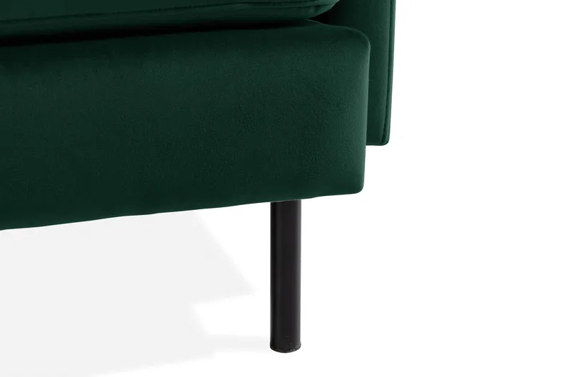Teodin Hjørnesofa Fløyel - Grønn - Møbler - Sofaer - Hjørnesofa