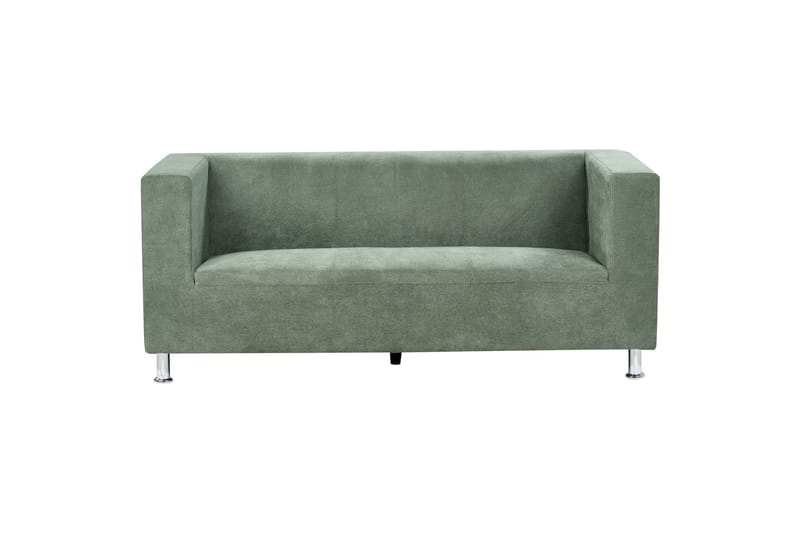 Tomio Sofa 3-seter, Sølv/Grønn