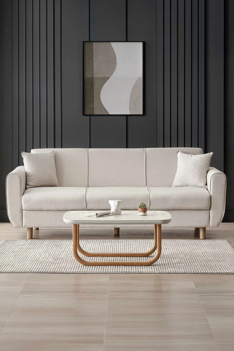 Torlan 3-seters sofa - Beige - Møbler - Sofaer - Sovesofaer