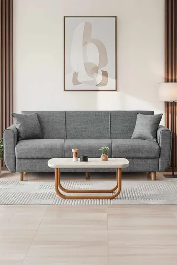 Torlan 3-seters sofa - Grå - Møbler - Sofaer - Sovesofaer