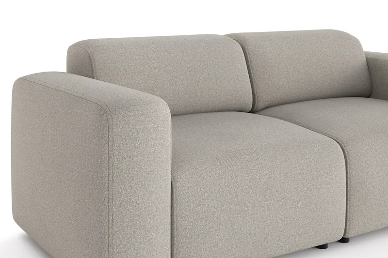 Torvasen 2-seters sofa i stoff - Lys grå - Møbler - Sofaer - 2 seter sofa