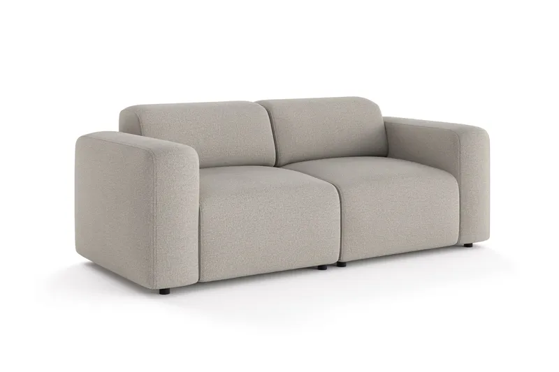Torvasen 2-seters sofa i stoff - Lys grå - Møbler - Sofaer - 2 seter sofa
