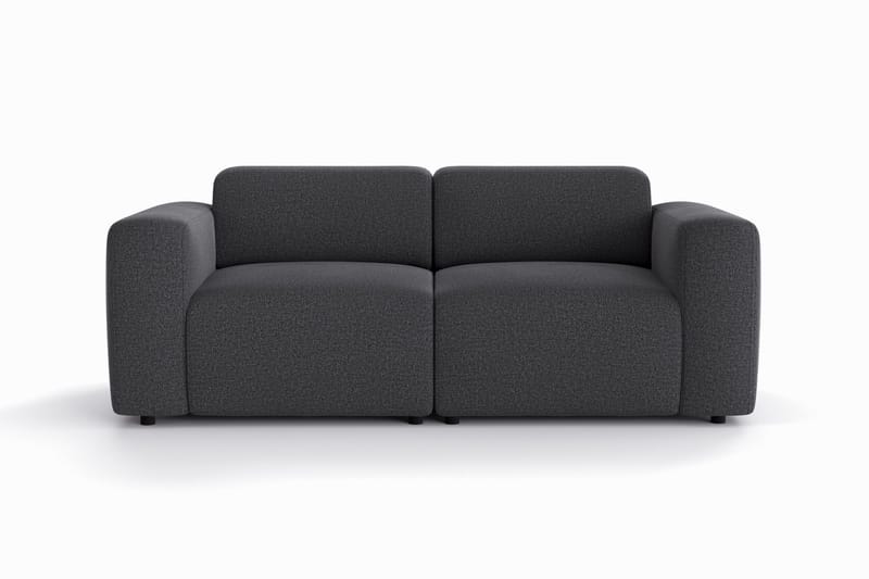 Torvasen 2-seters sofa i stoff - Svart - Møbler - Sofaer - 2 seter sofa