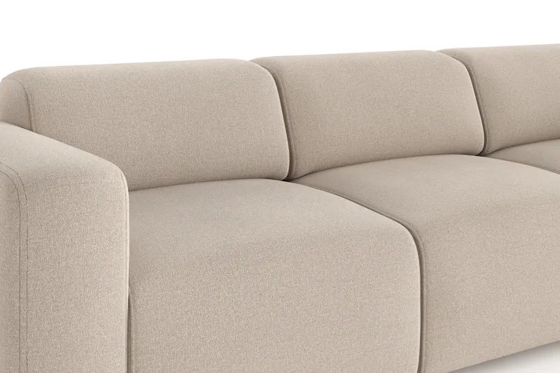 Torvasen 3-seters sofa i stoff - Beige - Møbler - Sofaer - Sofa 3 seter