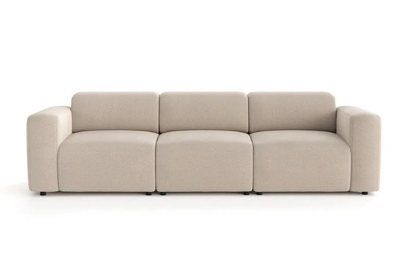Torvasen 3-seters sofa i stoff - Beige - Møbler - Sofaer - Sofa 3 seter
