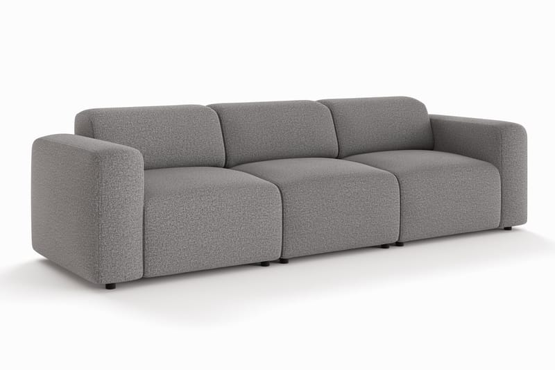 Torvasen 3-seters sofa i stoff - Grå - Møbler - Sofaer - Sofa 3 seter