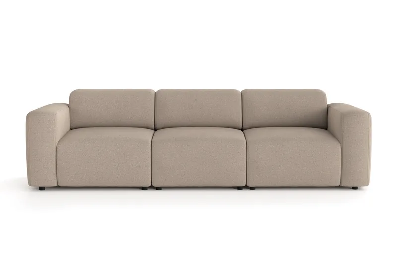 Torvasen 3-seters sofa i stoff - Greige - Møbler - Sofaer - Sofa 3 seter