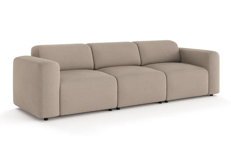 Torvasen 3-seters sofa i stoff - Greige - Møbler - Sofaer - Sofa 3 seter