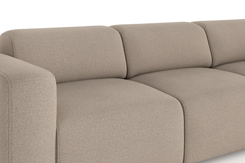 Torvasen 3-seters sofa i stoff - Greige - Møbler - Sofaer - Sofa 3 seter