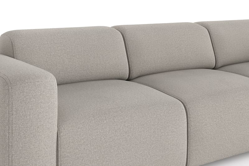 Torvasen 3-seters sofa i stoff - Lys grå - Møbler - Sofaer - Sofa 3 seter